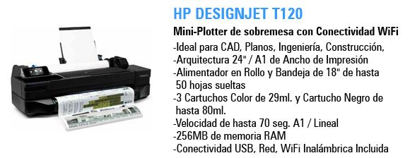 Plotter HP Designjet T120
